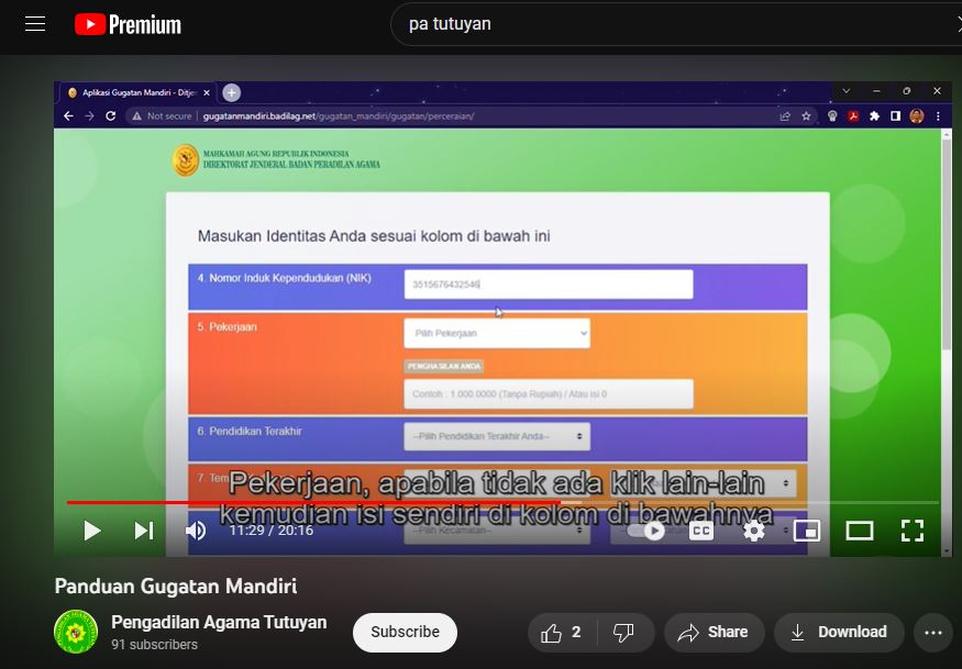 gugatan mandiri 1