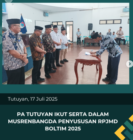 musrenbangda boltim 2025