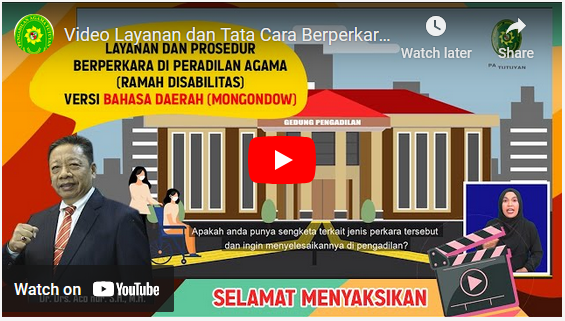 video alih bahasa badilag