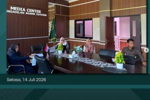 PA TUTUYAN IKUTI SOSIALISASI DAN BIMBINGAN TEKNIS PENILAIAN MANDIRI PELAKSANAAN PEKPPP TAHUN 2026