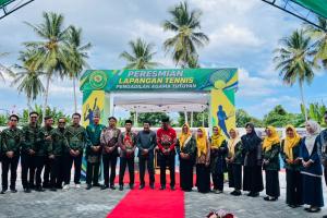 PA Tutuyan Resmikan Lapangan Tenis, Wujud Komitmen Bangun Budaya Sehat dan Kebersamaan
