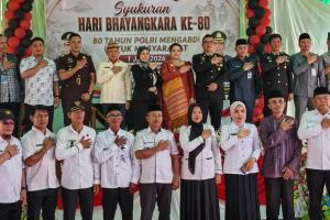Ketua Pengadilan Agama Tutuyan Hadiri Upacara dan Syukuran Hari Bhayangkara ke-80, Perkuat Sinergi Antarinstansi
