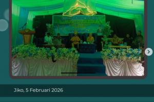 Pengadilan Agama Tutuyan Hadiri Upacara Adat dan Ibadah Syukuran Tulude Kabupaten Bolaang Mongondow Timur