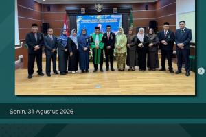 Pimpinan PA Tutuyan Hadiri Pelantikan Panitera Pengadilan Tinggi Agama Manado